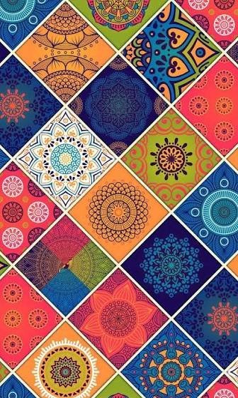  پس زمینه رنگی رنگی فانتزی