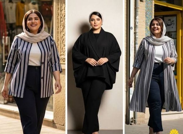  مدل لباس برای افراد چاق و شکم دار دخترانه