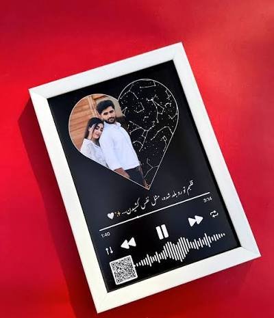  تابلو عشق با عکس قلب