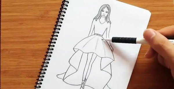  نقاشی زن ساده