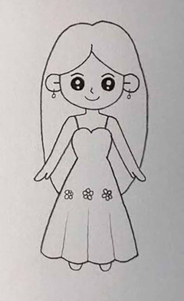  نقاشی زن ساده
