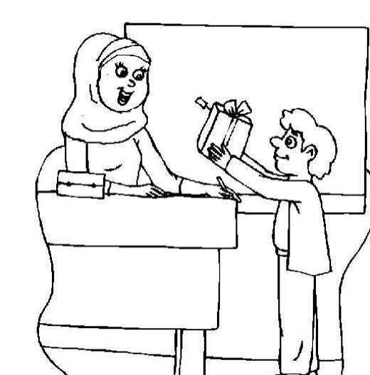  نقاشی خانم معلم