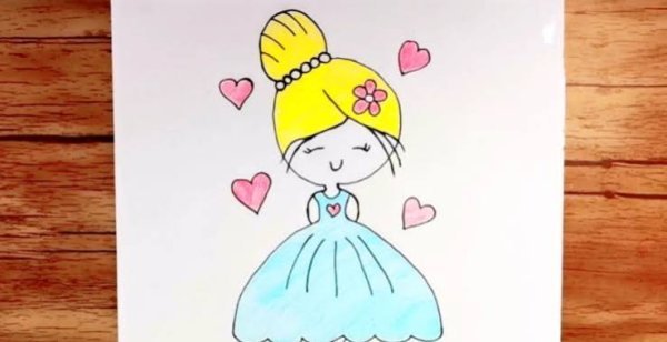  نقاشی دختر