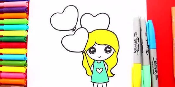  نقاشی دختر