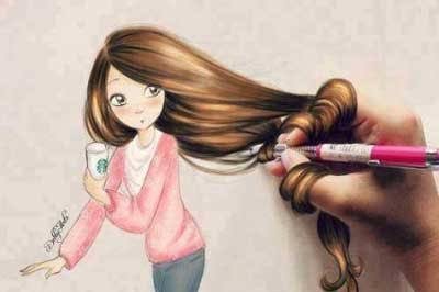  نقاشی دخترانه فانتزی
