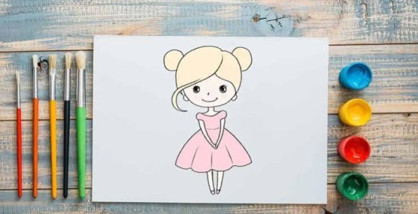  نقاشی دخترانه آسان