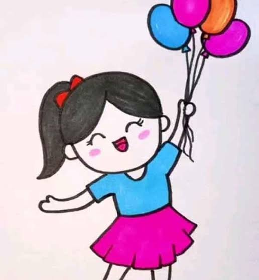  نقاشی دخترانه آسان