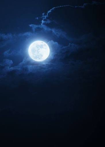  عکس ماه کامل در آسمان شب با کیفیت بالا