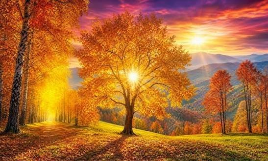  عکس طبیعت پاییزی با رنگ‌های گرم و کیفیت بالا