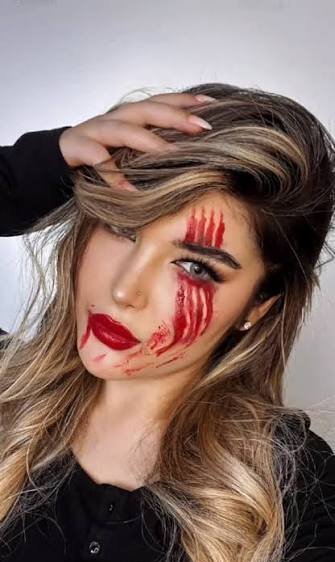  گریم ترسناک ساده برای هالووین